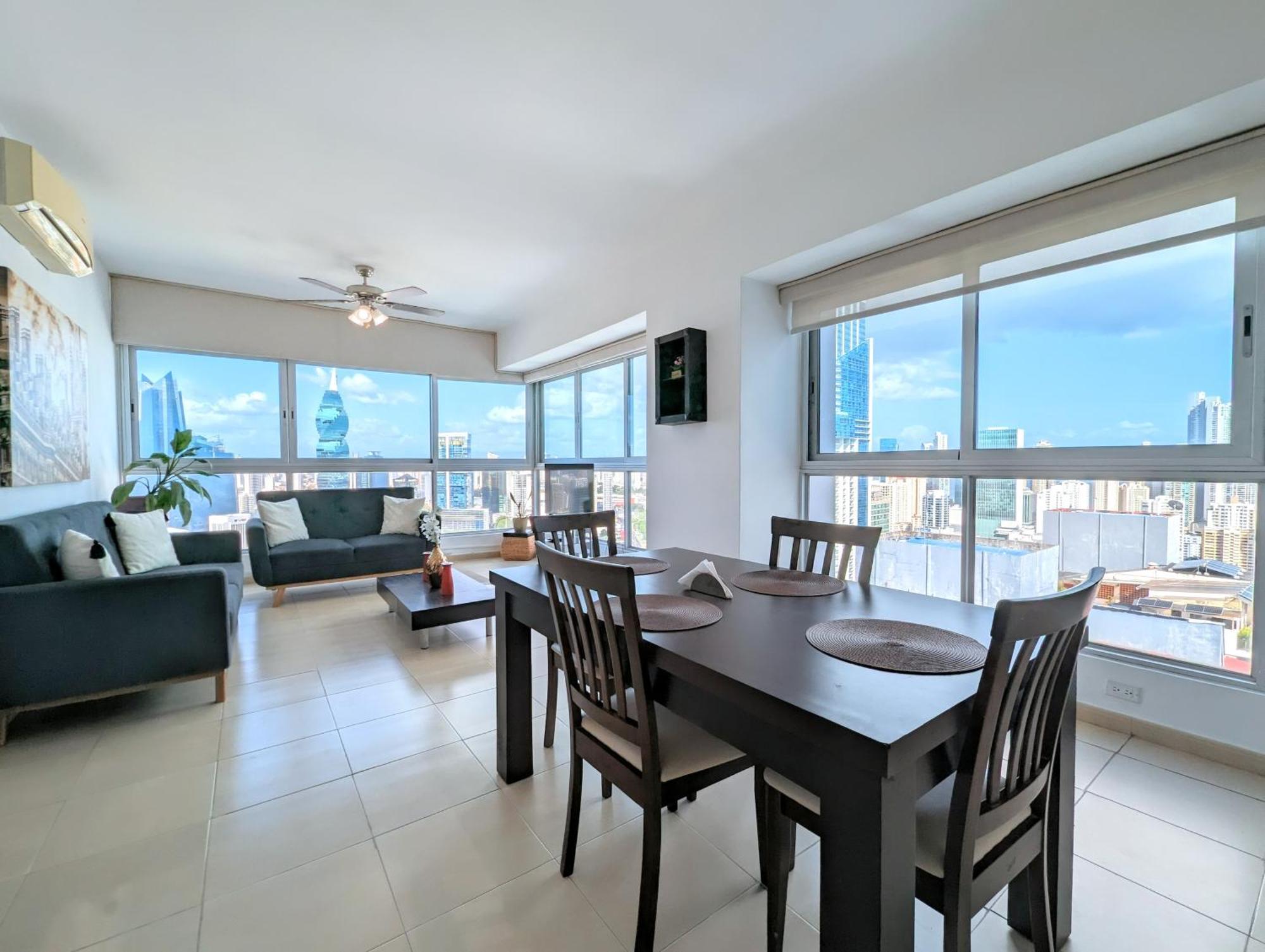 Yc 3602 L Apartamento 2Br En Av Balboa パナマ・シティー エクステリア 写真